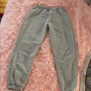 Gray joggers